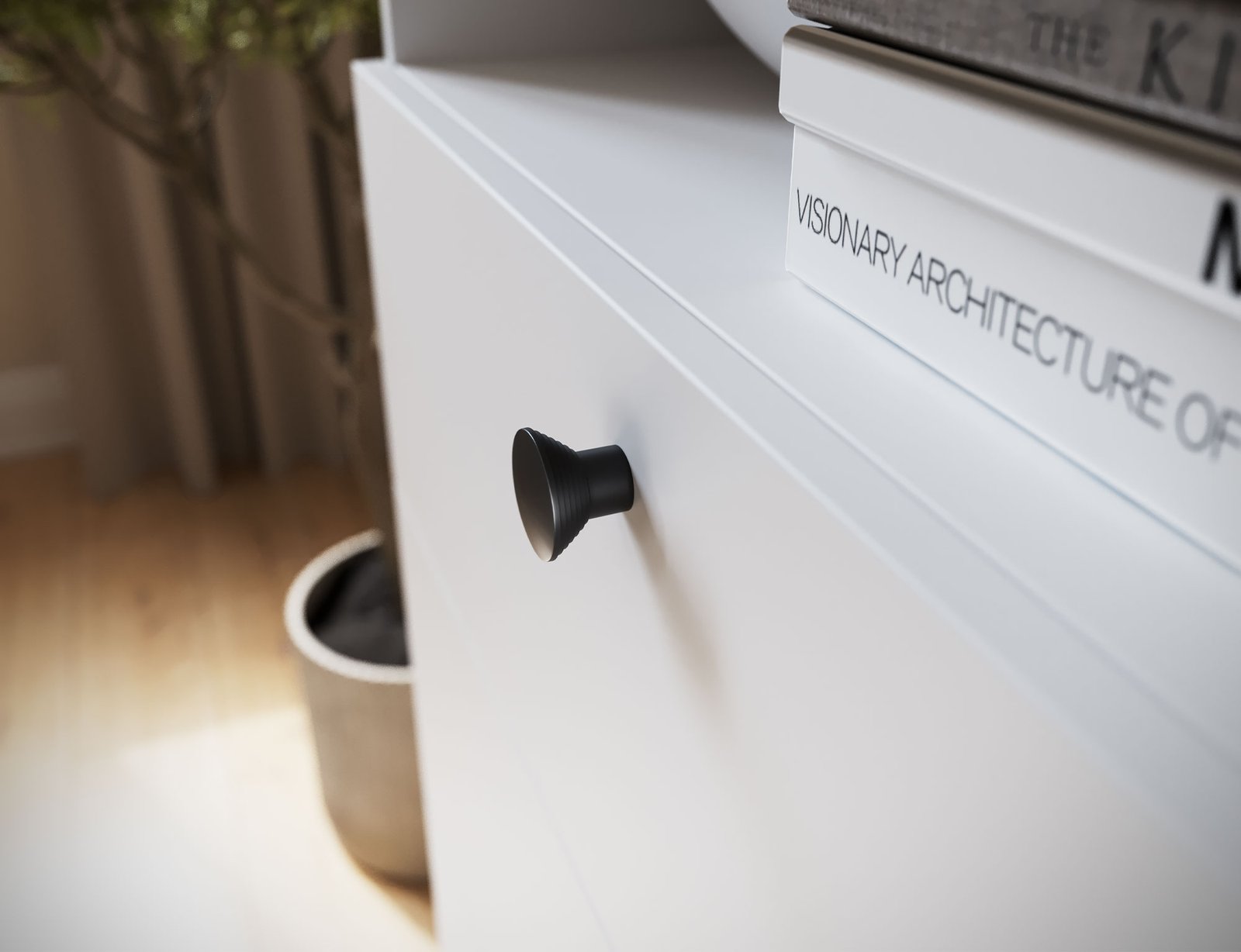 Dullum 60 white bookshelf - Image 10