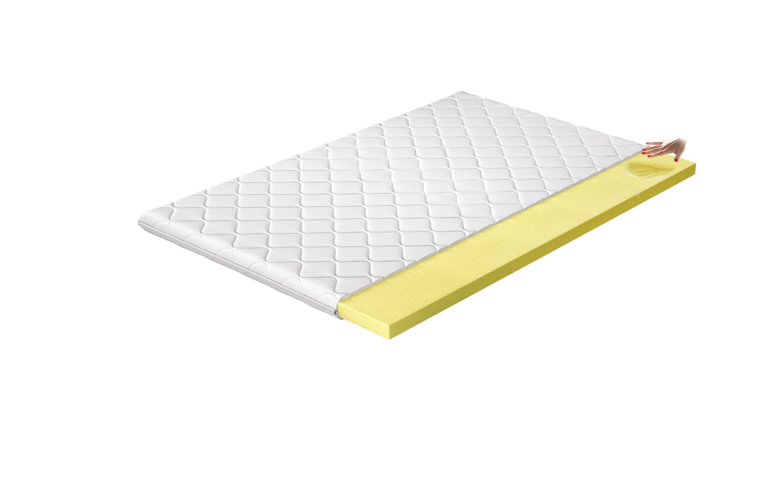 Topper Visco 160x200 hypoallergenic cover