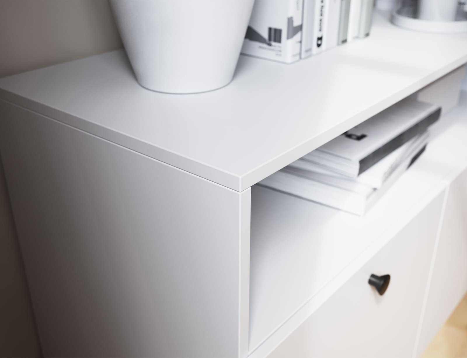 Dullum 200 chest of drawers, white - Image 9
