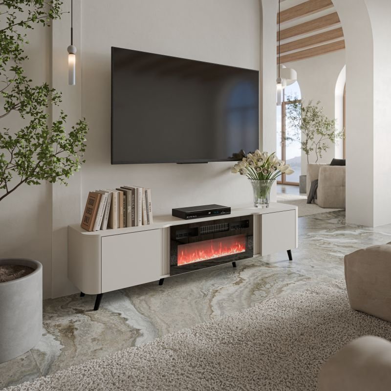 VOLARE TV stand 200 cashmere/kahmyro
