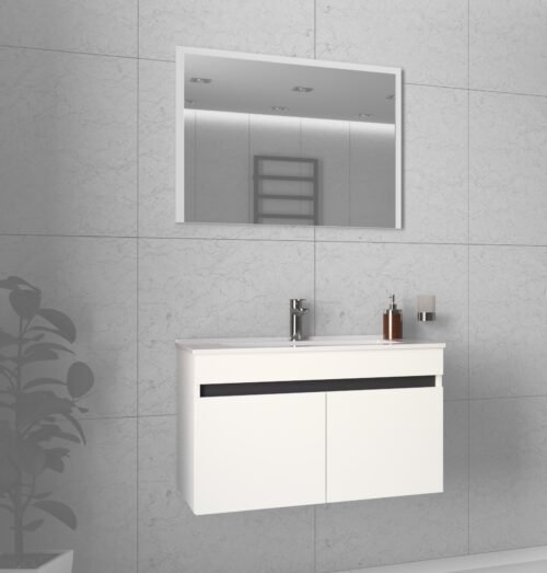 Sink cabinet, FIGARO SU-80, white + 3 colors