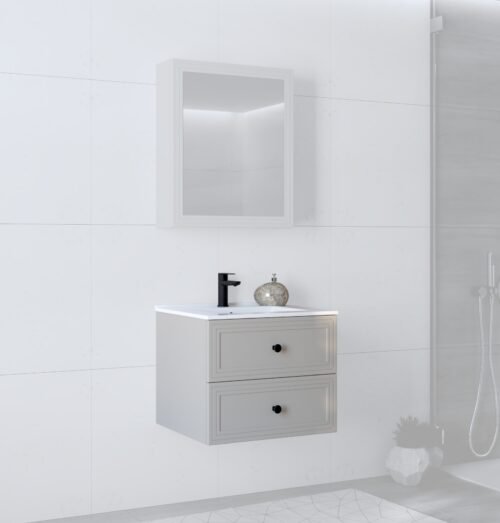 sink cabinet, TORETO SU-60, cashmere matte
