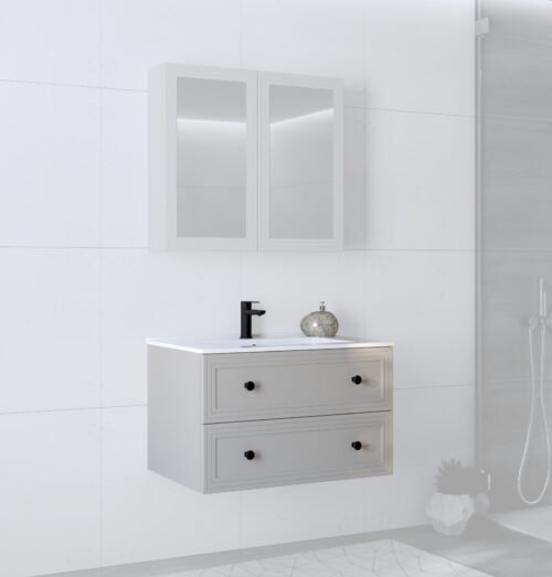 sink cabinet, TORETO SU-80, cashmere matte