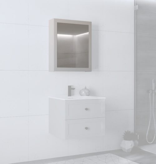mirror cabinet, TORETO SLU-60, cashmere