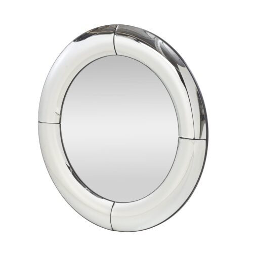 MOON wall mirror, silver