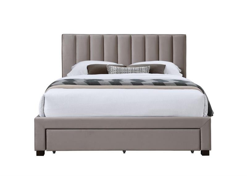GRACE 160 bed with drawers, color: beige - Image 4