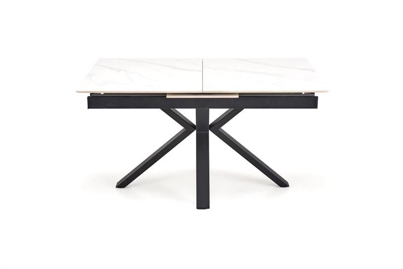 PATAN extendable table, white marble/black - Image 4