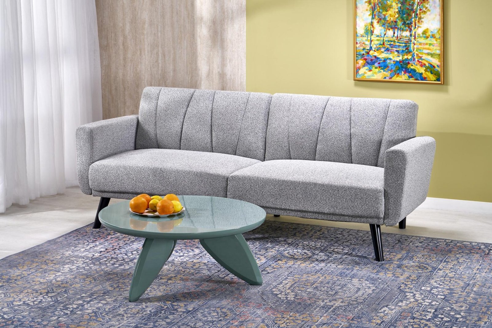 LARIX sofa color: gray