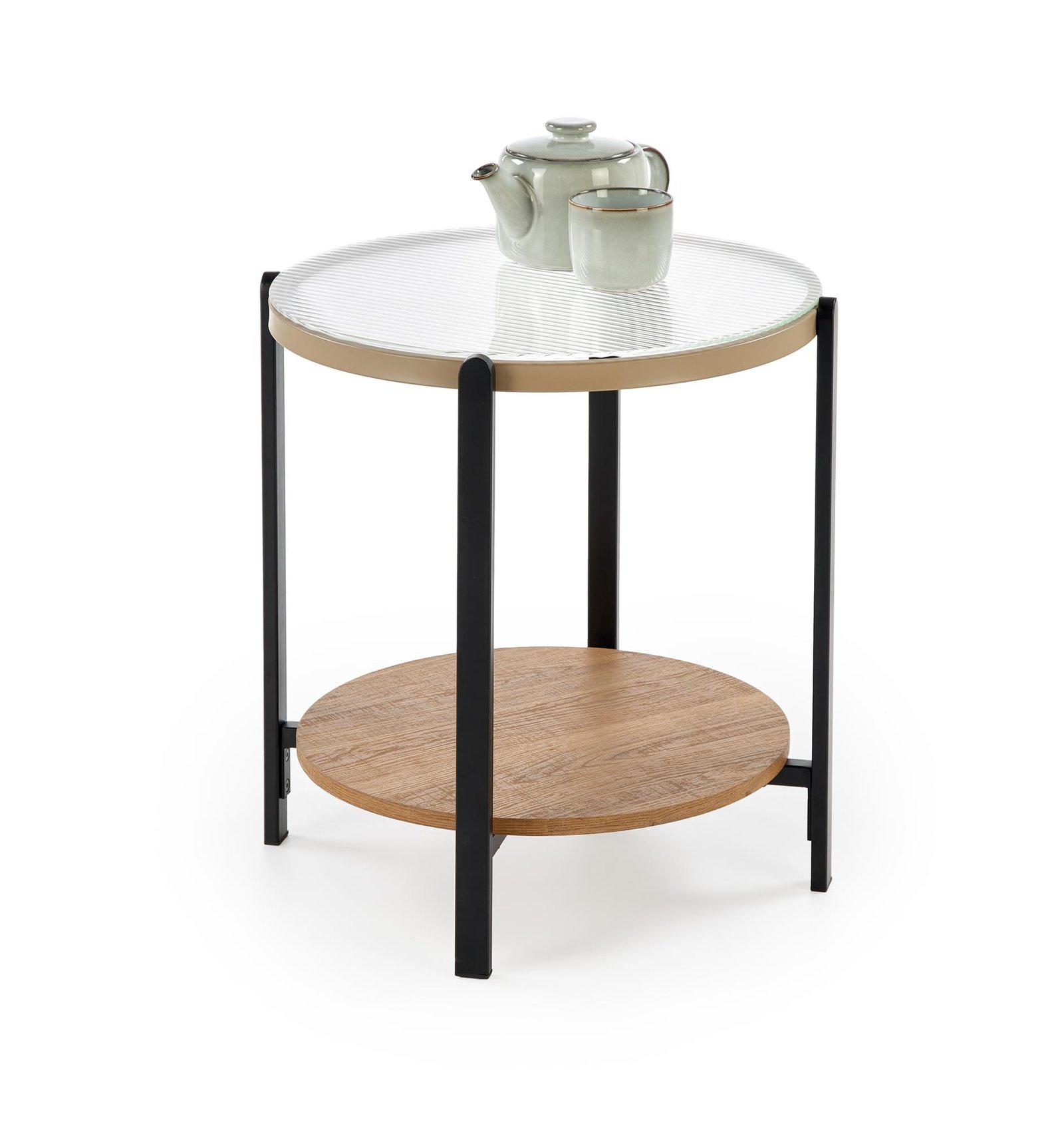 KAMALA S table, natural / black