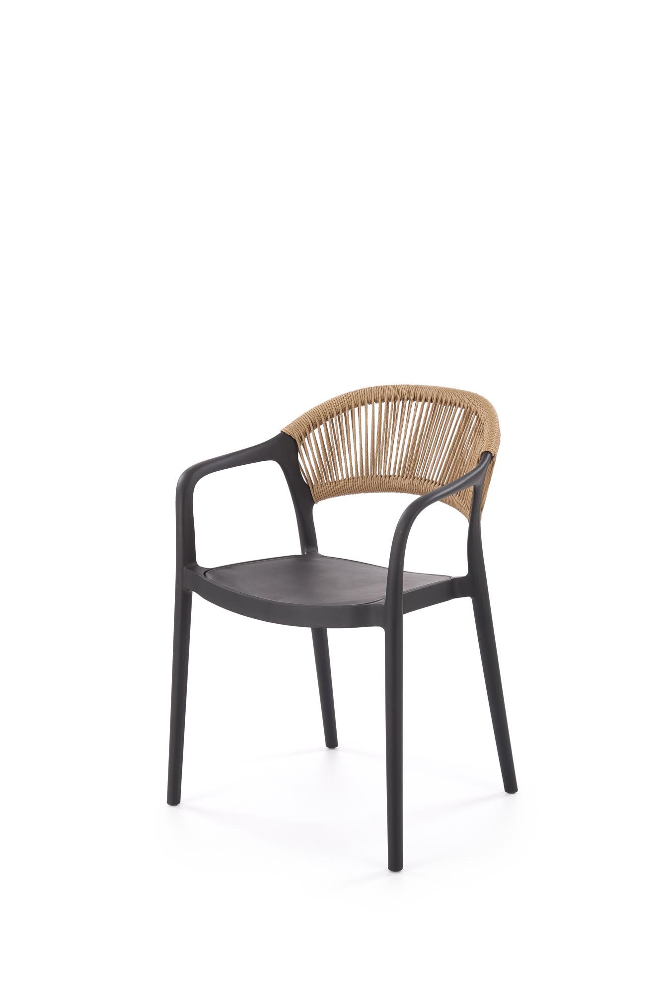 K582 chair, black/natural