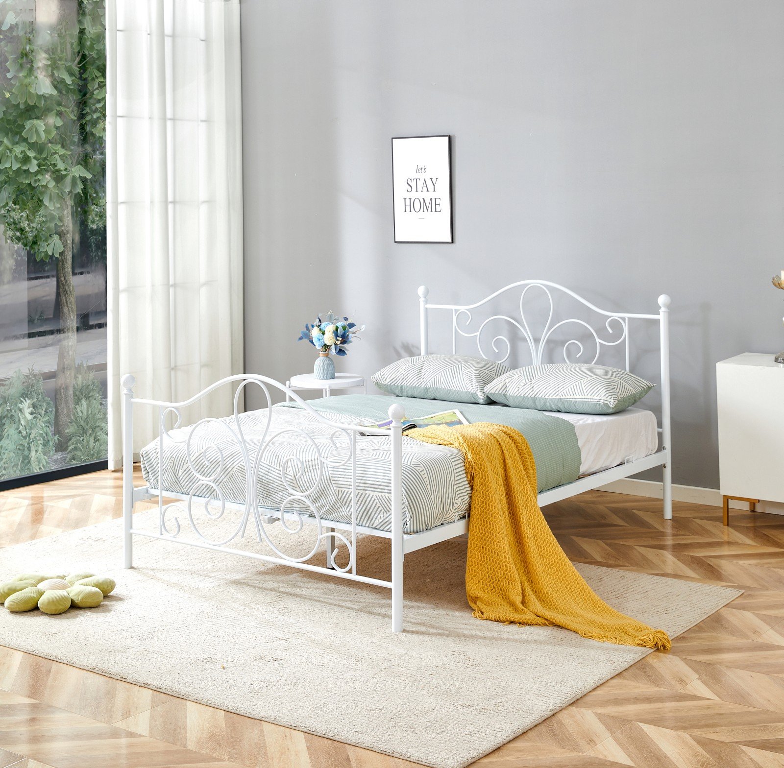 PANAMA 140 bed, white