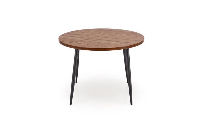 BARRY round table, walnut/black - Image 3