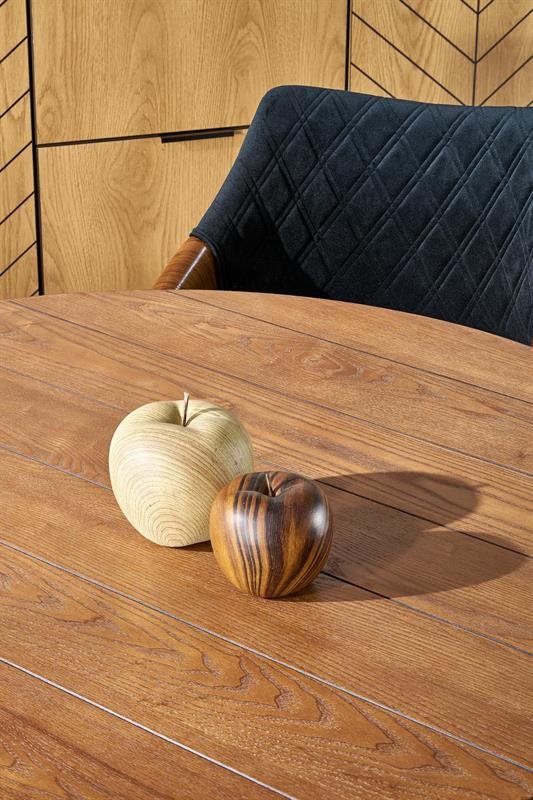 BARRY round table, walnut/black - Image 7