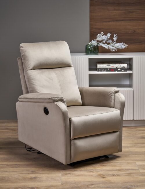 CROCUS electric recliner, beige