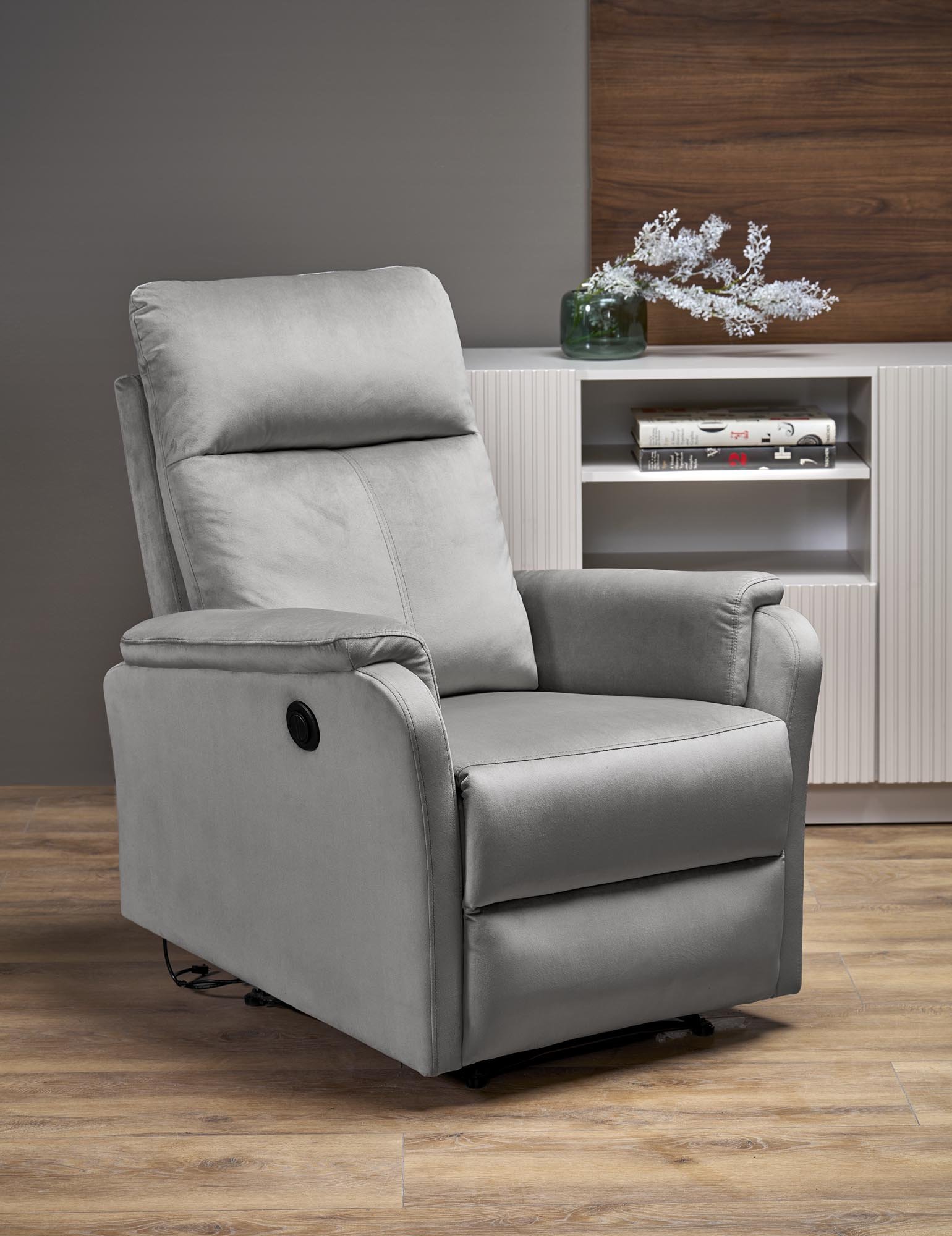 CROCUS electric recliner, gray