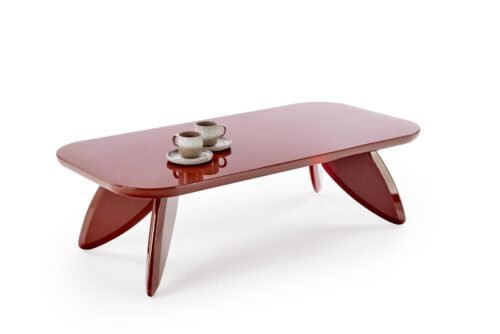 SORAYA side table, dark red