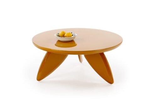 SORAYA 2-piece table, mustard color