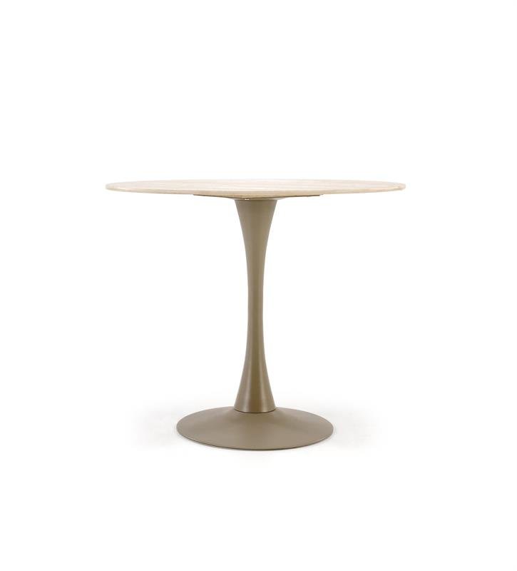 TOLIO round table, travertine/cashmere - Image 2