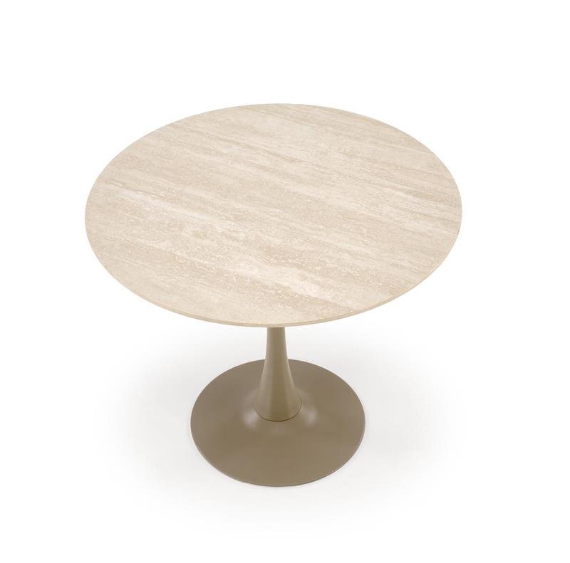 TOLIO round table, travertine/cashmere - Image 3