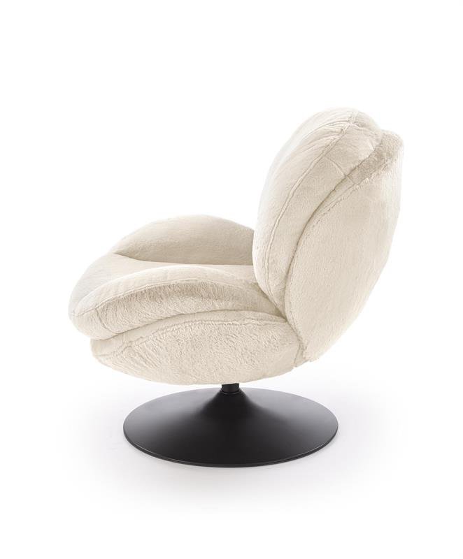 SHELL armchair, cream color - Image 5