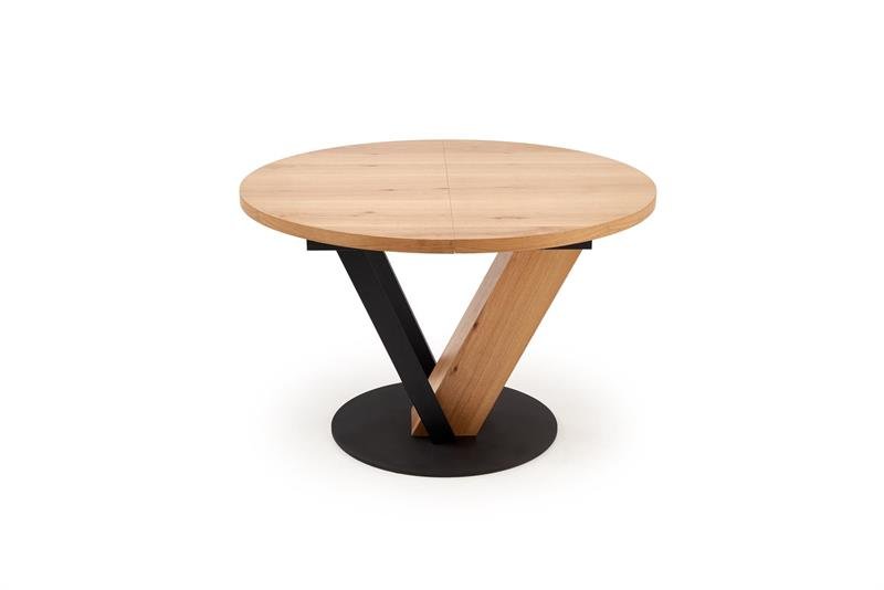 FANIS round extendable table, natural / black - Image 7