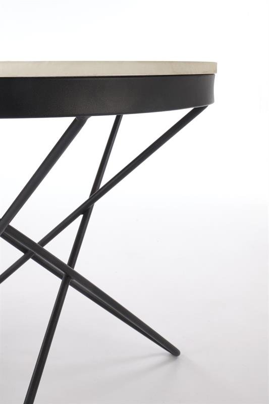 LEILA 2-table table, white marble / black - Image 3