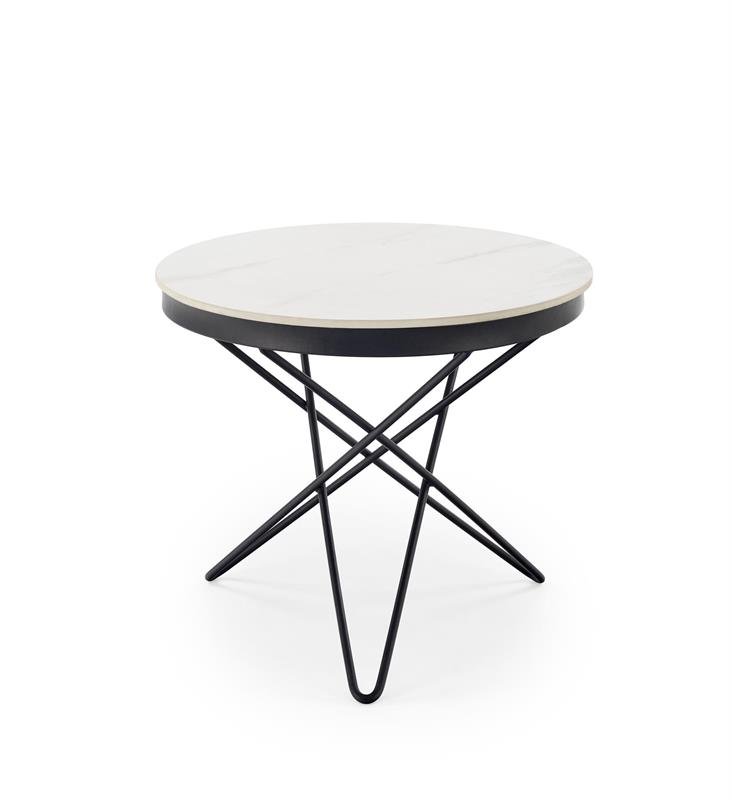 LEILA 2-table table, white marble / black - Image 5