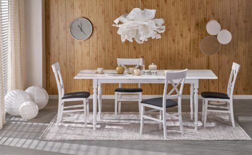 NELSON extending table, white