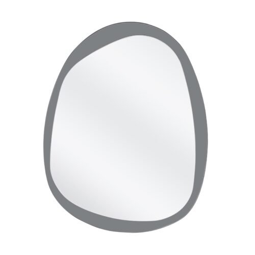 PLAZA wall mirror, silver