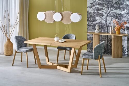 MASSIVE 3 extendable table, color: natural oak / natural oak