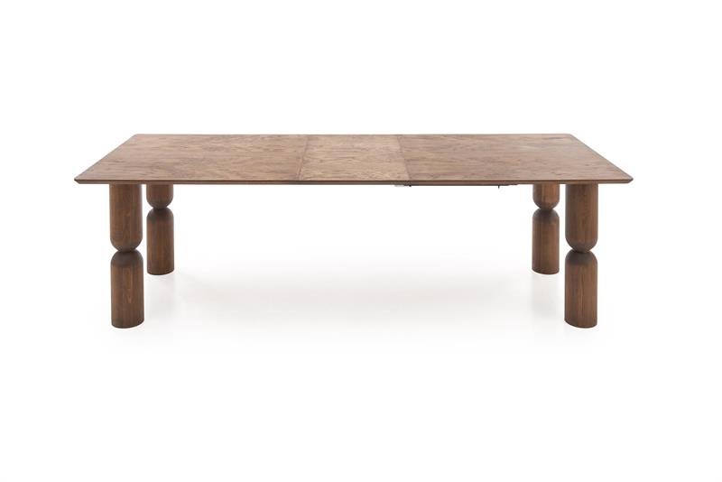 JAPANDI extendable table, color: light walnut / light walnut - Image 5