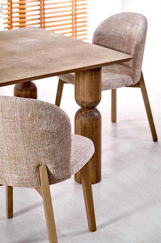 JAPANDI extendable table, color: light walnut / light walnut - Image 14