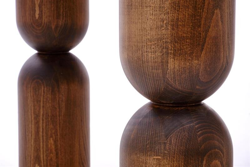 JAPANDI extendable table, color: light walnut / light walnut - Image 18