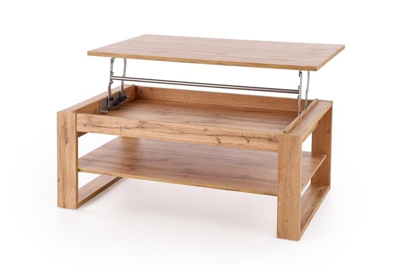 BETTY coffee table with liftable top, color: oak with artificial surface - Image 10
