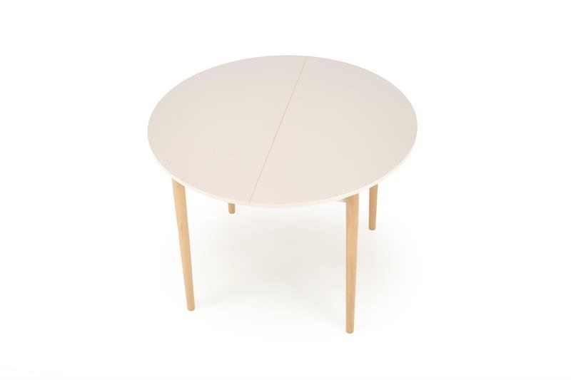 PIVOT extendable table top - cashmere, legs - natural - Image 9