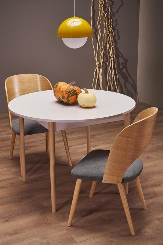 PIVOT extendable table top - cashmere, legs - natural - Image 15