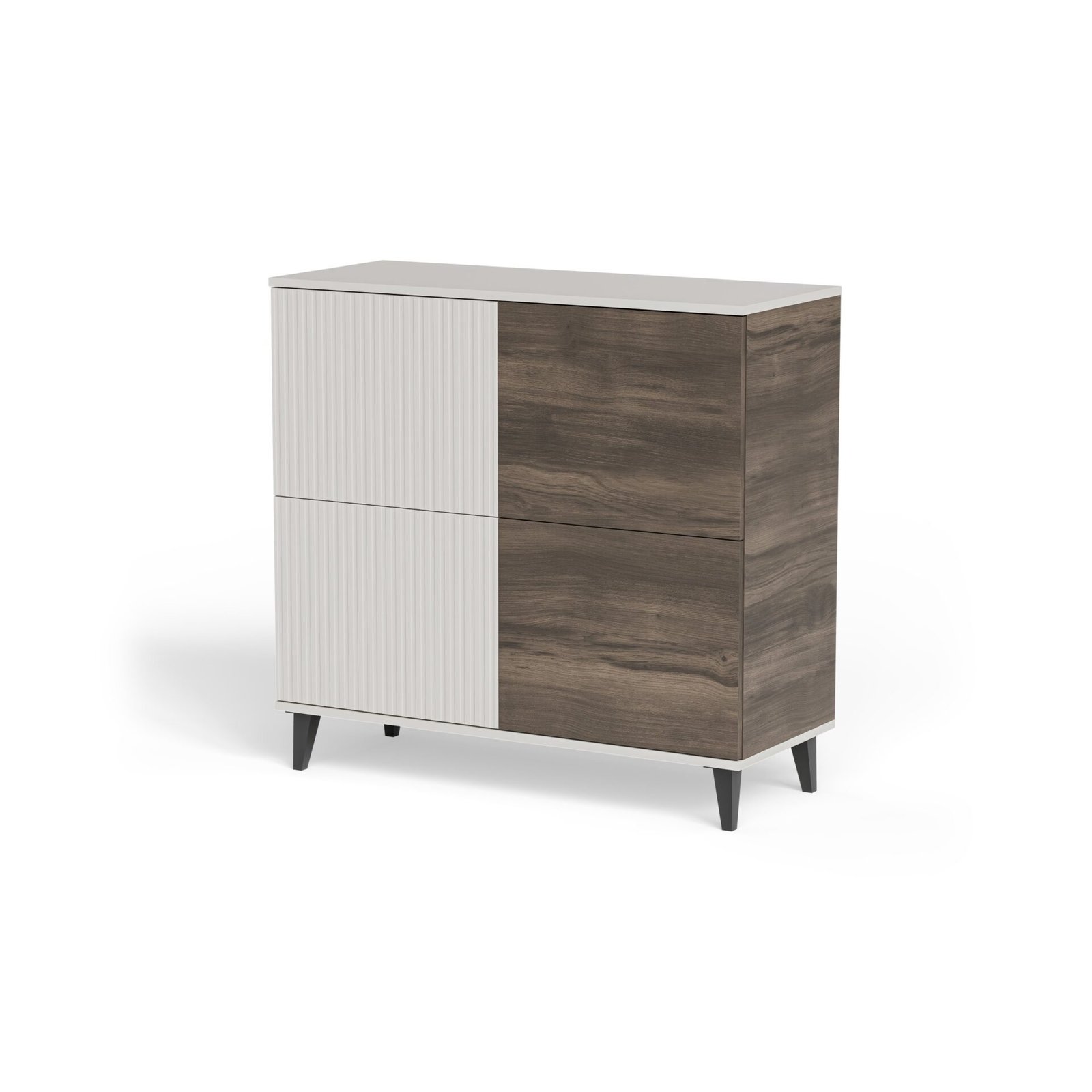 RANDOM 2 KM-2 chest of drawers, color: cashmere / walnut / black