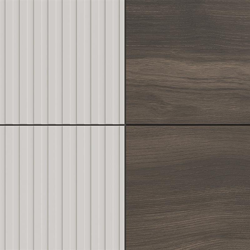 RANDOM 2 KM-2 chest of drawers, color: cashmere / walnut / black - Image 2
