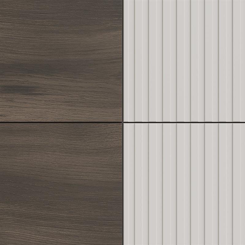 RANDOM 2 KM-2 chest of drawers, color: cashmere / walnut / black - Image 4