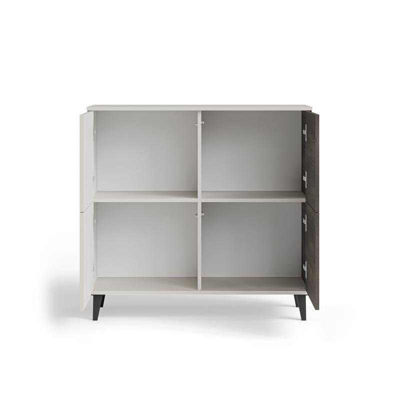 RANDOM 2 KM-2 chest of drawers, color: cashmere / walnut / black - Image 5