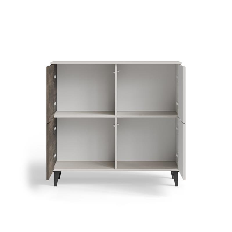 RANDOM 2 KM-2 chest of drawers, color: cashmere / walnut / black - Image 7