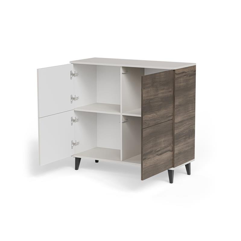 RANDOM 2 KM-2 chest of drawers, color: cashmere / walnut / black - Image 9