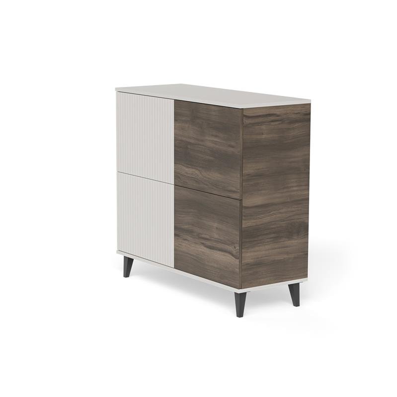 RANDOM 2 KM-2 chest of drawers, color: cashmere / walnut / black - Image 13