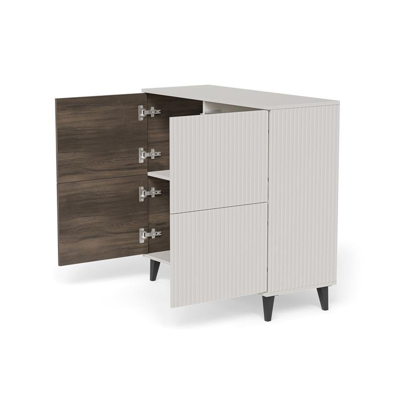 RANDOM 2 KM-2 chest of drawers, color: cashmere / walnut / black - Image 14