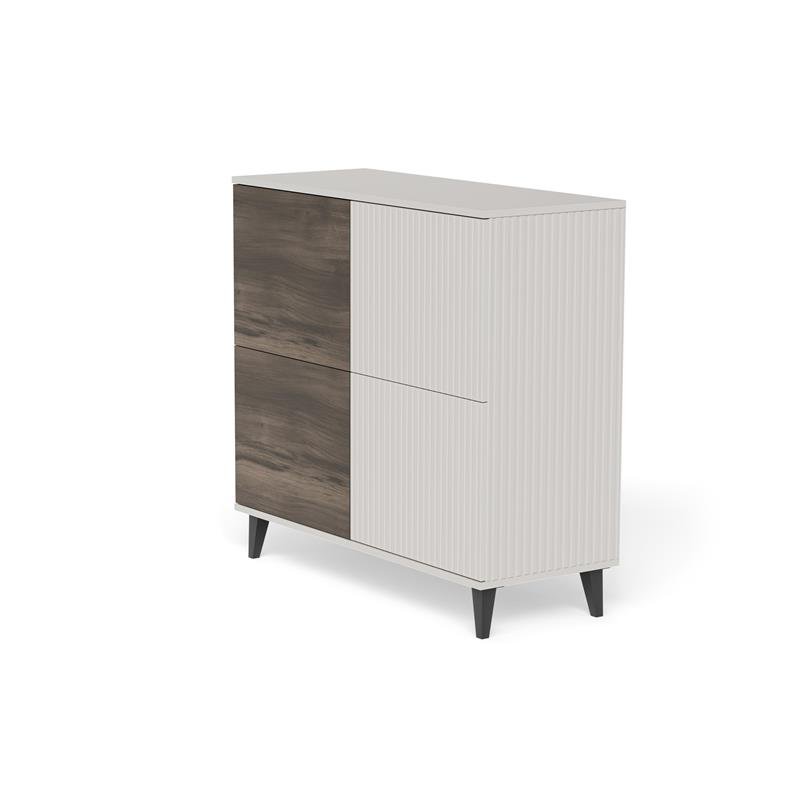 RANDOM 2 KM-2 chest of drawers, color: cashmere / walnut / black - Image 15
