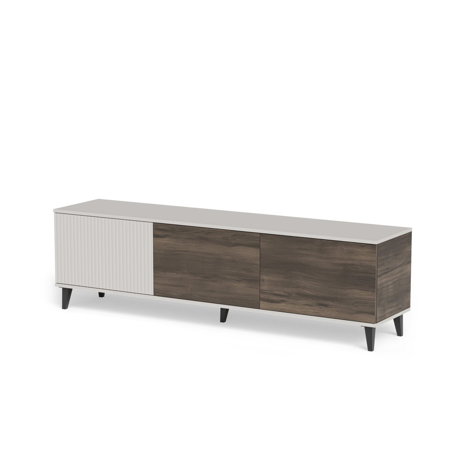 RANDOM 2 RTV-2 TV stand, color: cashmere / walnut / black