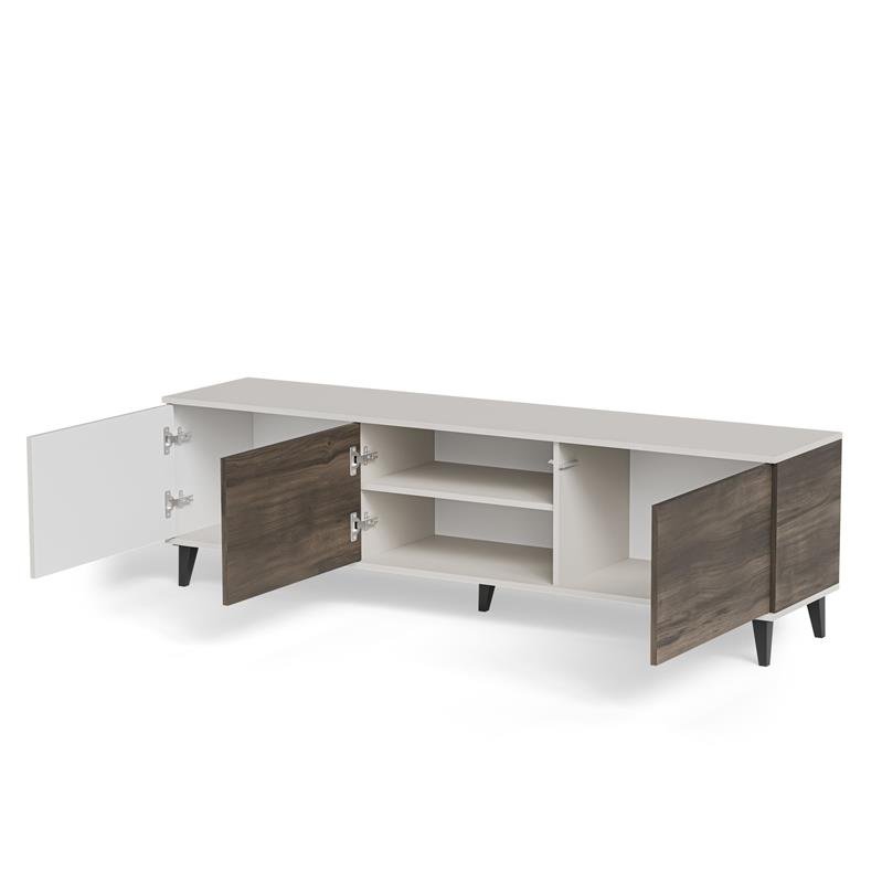 RANDOM 2 RTV-2 TV stand, color: cashmere / walnut / black - Image 9
