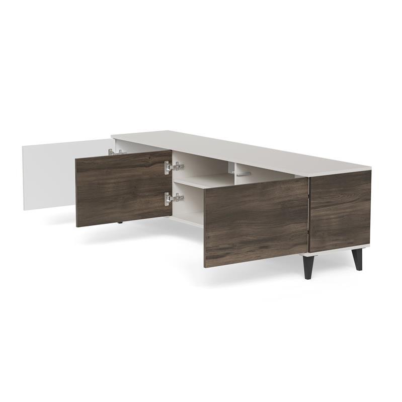 RANDOM 2 RTV-2 TV stand, color: cashmere / walnut / black - Image 12
