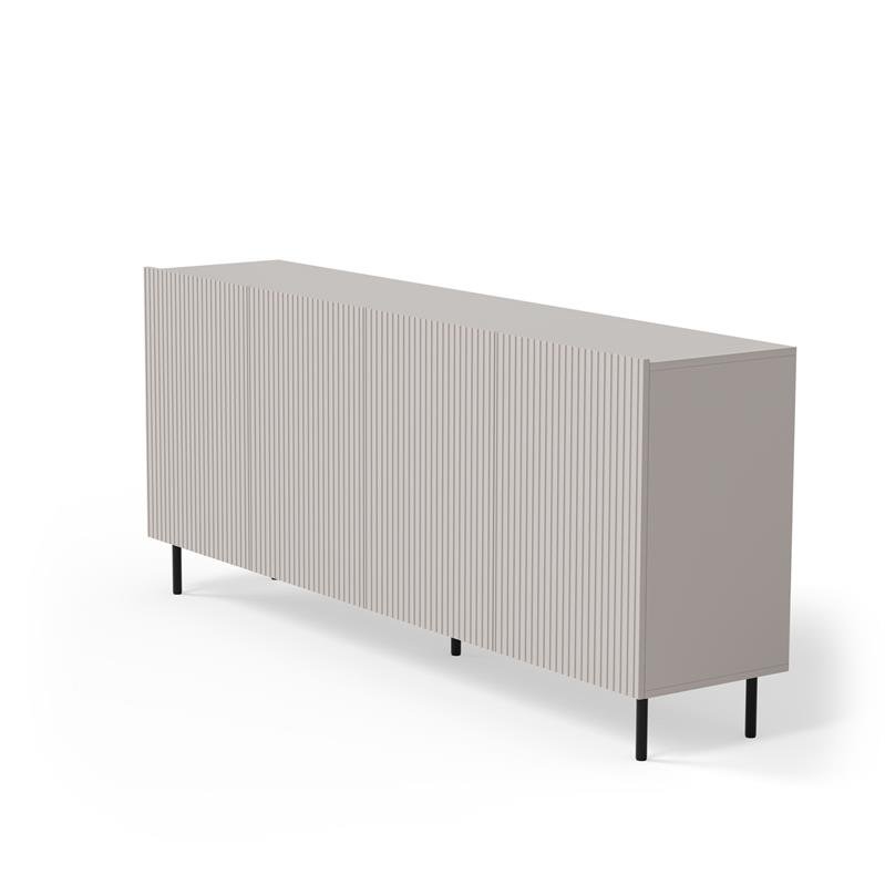 PAXOS KM-2 chest of drawers, color: cashmere / black - Image 5