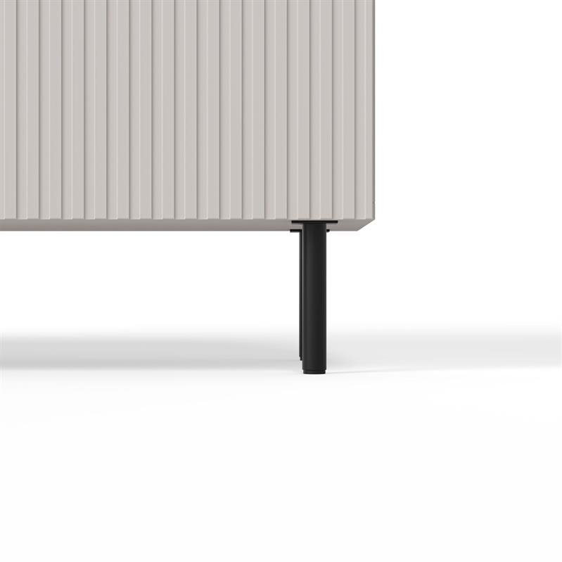PAXOS KM-2 chest of drawers, color: cashmere / black - Image 8